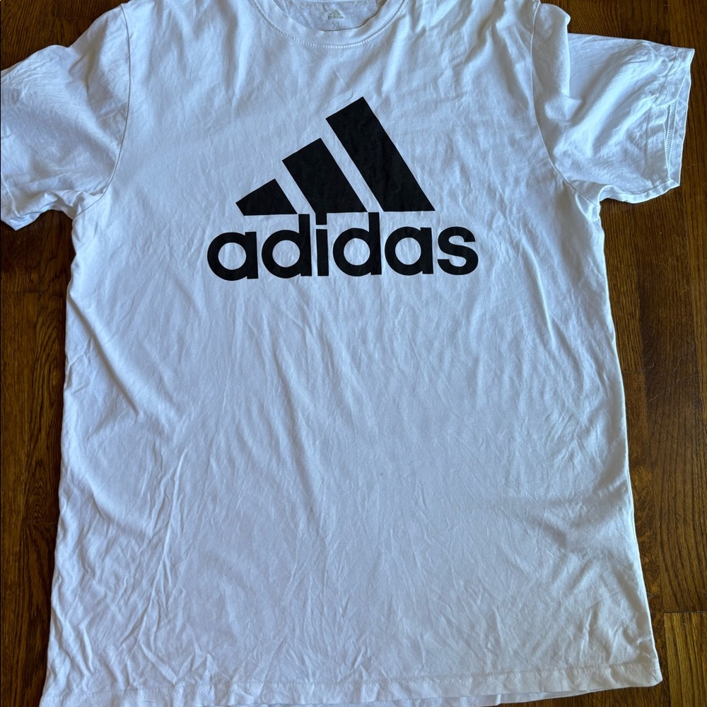 White adidas tshirt